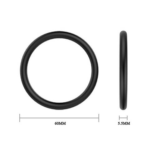 SET DE TRES ANILLOS ELASTICOS RUBBER