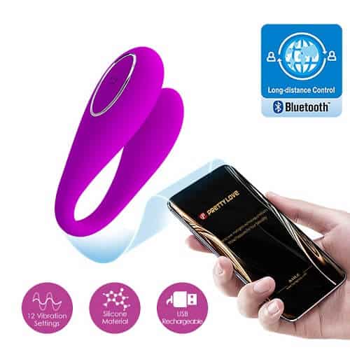 VIBRADOR PRETTY LOVE BLUETOOHT AUGUST ANDROID - Imagen 2