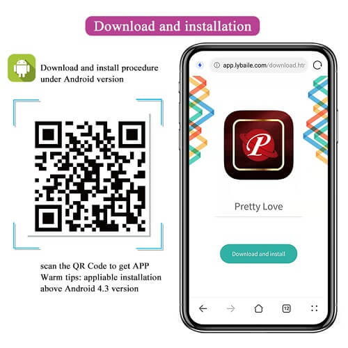 VIBRADOR PRETTY LOVE BLUETOOHT AUGUST ANDROID