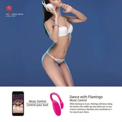 VIBRADOR FLAMINGO SMARTPHONE APP WIFI