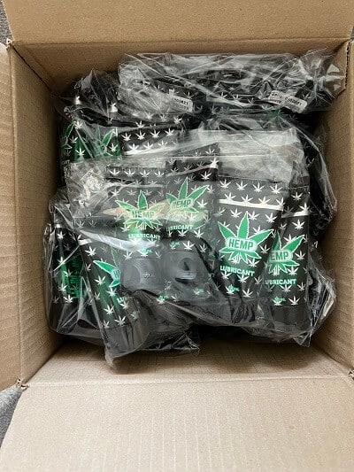 Lubricante Dilatador anal HEMP-caja 40 unidades